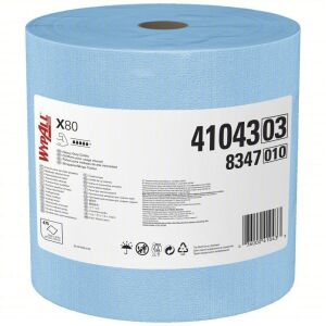 DESCRIPTION: (1) DRY WIPE ROLLS BRAND/MODEL: KIMBERLY-CLARK #2VHT7 INFORMATION: BLUE SIZE: 12X12 RETAIL$: $106.25 EA QTY: 1