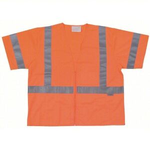 DESCRIPTION: (1) CASE OF (50) HIGH VISIBILITY VEST BRAND/MODEL: CONDOR #1YAT4 INFORMATION: ORANGE SIZE: LARGE RETAIL$: $26.58 EA QTY: 1