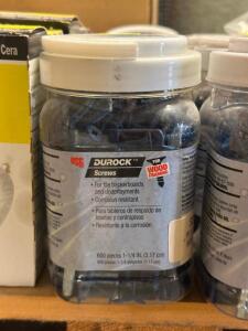 (2) - TILE BACKBOARD DUROCK SCREWS