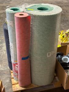 (3) - ASSORTED ROLLS OF UNDERLAY MATERIAL