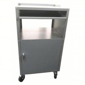 DESCRIPTION: (1) MOBILE COMPUTER CABINET FOR DESKTOP COMPUTER BRAND/MODEL: PRODUCT NUMBER #462D21 INFORMATION: GRAY, STEEL SIZE: 27" X 24" X 49-3/4" R