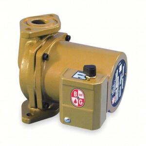 DESCRIPTION: (1) POTABLE WATER CIRCULATION PUMP BRAND/MODEL: BELL & GOSSETT #5JPA7 INFORMATION: STANDARD, FLANGED, 1/6 HP, 115V AC, 34 FT MAX. HEAD RE