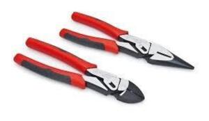 DESCRIPTION: (1) PACKS OF (2) LINESMAN HAND TOOLS BRAND/MODEL: CRESCENT PIVOT PRO SIZE: 8IN LINESMAN AND DIAGONAL PLIERS RETAIL$: $55.99 EA QTY: 1