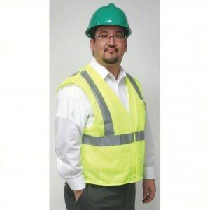 DESCRIPTION: (12) TEAR AWAY SAFETY VEST BRAND/MODEL: CONDOR #4CWA2 INFORMATION: HIGH VISIBILITY LIME, HOOK AND LOOP SIZE: 3XL RETAIL$: $46.33 EA QTY: