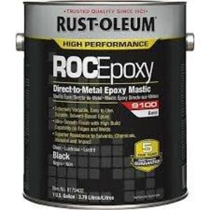 DESCRIPTION: (1) EPOXY COATING BRAND/MODEL: RUST-OLEUM #806D21 INFORMATION: BLACK SIZE: 1 GALLON RETAIL$: $82.85 EA QTY: 1