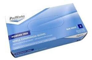 DESCRIPTION: (4) PACKS OF (200) POWDER FREE DISPOSABLE GLOVES BRAND/MODEL: PRO WORKS SIZE: MED RETAIL$: $34.00 EA QTY: 4