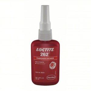 DESCRIPTION: (3) THREADLOCKER BRAND/MODEL: LOCTITE 262 #5E215 SIZE: 1.69 FL OZ RETAIL$: $64.89 EA QTY: 3