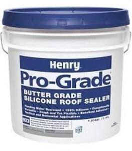 DESCRIPTION: (1) BUTTER GRADE SILICONE ROOF SEALANT BRAND/MODEL: HENRY PRO-GRADE SIZE: 1 GALLON RETAIL$: $313.00 EA QTY: 1