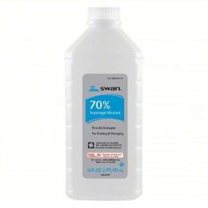 DESCRIPTION: (1) CASE OF (12) ISOPROPYL ALCOHOL BRAND/MODEL: MEDIQUE SWAN #2MRZ2 SIZE: 16 OZ RETAIL$: $70.00 EA QTY: 1