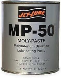 DESCRIPTION: (4) MOLY PASTE BRAND/MODEL: JET-LUBE MP-50 SIZE: 1 PINT RETAIL$: $37.00 EA QTY: 4