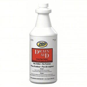 DESCRIPTION: (5) DRAIN AND PIPE CLEANER BRAND/MODEL: ZEP DRAIN AID #451A21 SIZE: 1 QT RETAIL$: $18.00 EA QTY: 5