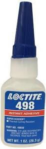 DESCRIPTION: (4) INSTANT ADHESIVE BRAND/MODEL: LOCTITE 498 SIZE: 1 OZ RETAIL$: $32.98 EA QTY: 4