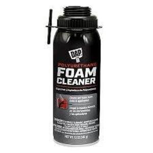 DESCRIPTION: (4) POLYURETHANE FOAM CLEANER BRAND/MODEL: DAP SIZE: 12 OZ RETAIL$: $8.73 EA QTY: 4