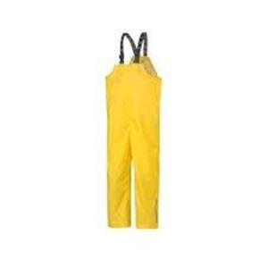 DESCRIPTION: (6) RAIN BIBS BRAND/MODEL: HELLY HANSEN #70529-310-4XL INFORMATION: YELLOW SIZE: 4XL RETAIL$: $52.00 EA QTY: 6