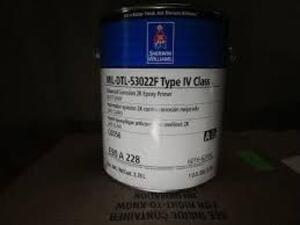 DESCRIPTION: (4) ENHANCED CORROSION 2K EPOXY PRIMER BRAND/MODEL: SHERWIN WILLIAMS #MIL-DTL-53022 F INFORMATION: LIGHT GRAY SIZE: 1 GALLON RETAIL$: $75