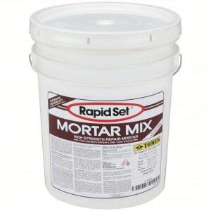 DESCRIPTION: (1) CONCRETE PATCH AND REPAIR BRAND/MODEL: RAPID SET #15F525 SIZE: 5 GALLON RETAIL$: $76.36 EA QTY: 1