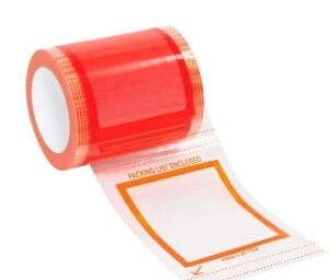 DESCRIPTION: (12) ROLLS OF TAPE LOGIC POUCH TAPE BRAND/MODEL: SCOTCH INFORMATION: RED, WITH BOX RETAIL$: $55.00 EA QTY: 12