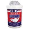 DESCRIPTION: (6) GERMICIDAL CLEANER WIPES BRAND/MODEL: SCRUBS #DYN98028 RETAIL$: $100 TOTAL SIZE: 6X10 QTY: 6