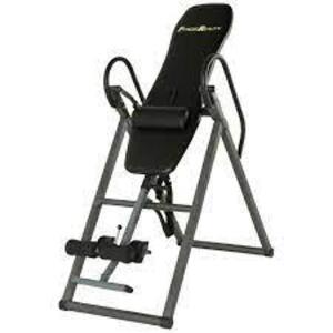 DESCRIPTION: (1) INVERSION TABLE WITH LUMBAR PILLOW BRAND/MODEL: FITNESS REALITY #2510D RETAIL$: $200.00 QTY: 1