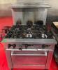 SUNFIRE 6 BURNER RANGE / OVEN