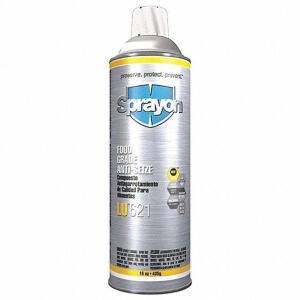 DESCRIPTION: (6) FOOD GRADE ANTI-SEIZE BRAND/MODEL: SPRAYON LU621 RETAIL$: $12.81 EA SIZE: 15 OZ QTY: 6