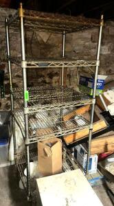 24" X 24" FOUR TIER WIRE SHELF