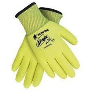 DESCRIPTION: (12) PAIRS OF ENHANCED WET GRIP GLOVES BRAND/MODEL: NINJA #N9690HVM INFORMATION: HI-VIZ SIZE: MEDIUM RETAIL$: $10.19 EA QTY: 12