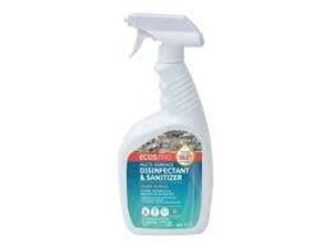 DESCRIPTION: (6) MULTI-SURFACE DISINFECTANT AND SANITIZER BRAND/MODEL: ECOS PRO INFORMATION: FRESH CITRUS SIZE: 32 FL OZ RETAIL$: $11.59 EA QTY: 6