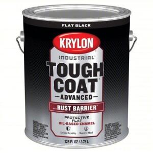 DESCRIPTION: (2) EXTERIOR PROTECTIVE PAINT BRAND/MODEL: KRYLON TOUGH COAT RUST BARRIER #810RY3 INFORMATION: BLACK SIZE: 1 GALLON RETAIL$: $88.04 EA QT