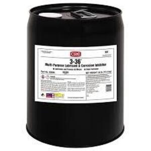 DESCRIPTION: (1) MULTI PURPOSE LUBRICANT BRAND/MODEL: CRC 3-36 SIZE: 5 GALLON RETAIL$: $174.95 QTY: 1