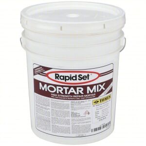 DESCRIPTION: (1) MORTAR MIX BRAND/MODEL: RAPID SET #15F525 SIZE: 5 GALLON RETAIL$: $76.36 EA QTY: 1