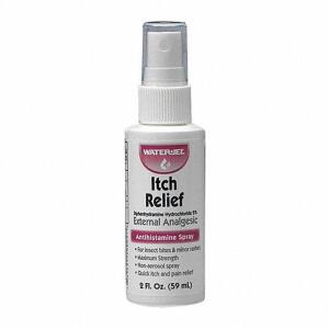 DESCRIPTION: (6) ITCH RELIEF LIQUID SOLUTION SPRAY BRAND/MODEL: WATER JEL #8UU54 RETAIL$: $5.00 EA SIZE: 2.0 OZ QTY: 6