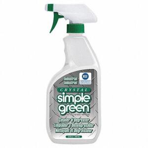 DESCRIPTION: (6) CLEANER DEGREASER BRAND/MODEL: SIMPLE GREEN #33C+25 RETAIL$: $10.82 EA SIZE: 24 OZ QTY: 6