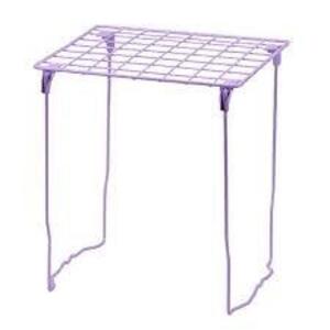 DESCRIPTION: (4) LOCKER ORGANIZER SHELF BRAND/MODEL: BOSTITCH INFORMATION: WIRE, PURPLE RETAIL$: $8.99 EA QTY: 4