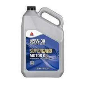 DESCRIPTION: (2) SUPERGARD SYNTHETIC BLEND MOTOR OIL BRAND/MODEL: CITGO INFORMATION: 5W-30 RETAIL$: $22.99 EA SIZE: 1 GALLON QTY: 2