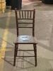 DESCRIPTION: (10) - MAHOGANY WOOD CHIAVARI CHAIRS LOCATION: FIRST FLOOR THIS LOT IS: SOLD BY THE PIECE QTY: 10 - 3