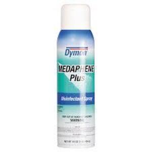 DESCRIPTION: (6) DISINFECTANT SPRAY BRAND/MODEL: DYMON MEDAPHENE PLUS #ITW35720 RETAIL$: $6.00 EA SIZE: 15 OZ QTY: 6