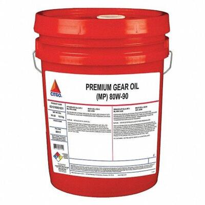 DESCRIPTION: (1) MULTIPURPOSE LUBRICANT BRAND/MODEL: CITGO #33ME38 INFORMATION: 80W-90 RETAIL$: $104 SIZE: 5 GALLON QTY: 1