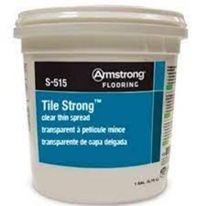 DESCRIPTION: (1) TILE STRONG BRAND/MODEL: ARMSTRONG FLORING #S-515 RETAIL$: $90.00 EA SIZE: 4 GALLON QTY: 1