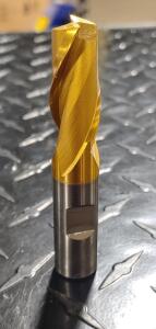 DESCRIPTION: (1) HSS 2 FLUTE SQUARE END MILL BRAND/MODEL: HERTEL 41119793 RETAIL$: $38.70 SIZE: 5/8" CUT/SHANK DIA QTY: 1