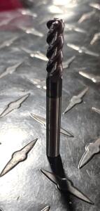 DESCRIPTION: (1) SOLID CARBIDE RADIUS END MILL BRAND/MODEL: ACCUPRO 87810693 RETAIL$: $42.19 SIZE: 1/4" 3/4" LOC 1/4" SHANK QTY: 1