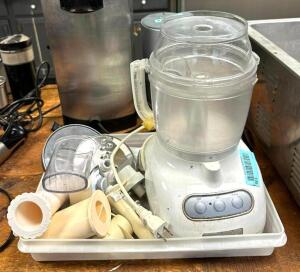 DESCRIPTION: FOOD PROCESSOR WITH ATTACHMENTS LOCATION: KITCHEN QTY: 1