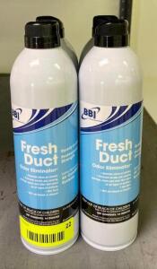 (4) CANS OF FRESH DUCT ODOR ELIMINATOR