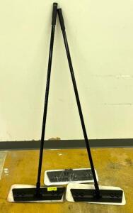 (2) FLOOR SWEEPERS WITH EXTRA HEAD ATTACHMENT