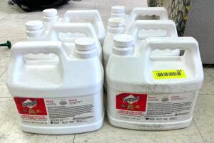 (6) 1 GALLON JUGS OF CARPET AND UPHOLSTERY PROTECTOR CONCENTRATE