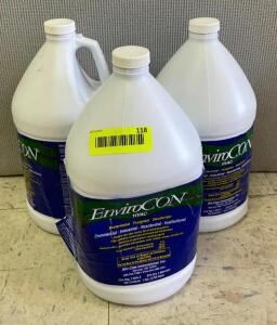 (3) 1 GALLON JUGS OF HVAC BACTERIOSTAT, FUNGISTAT, DEODORIZER