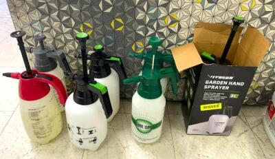 ASSORTED HARDEN HAND SPRAYERS AS SHOWN