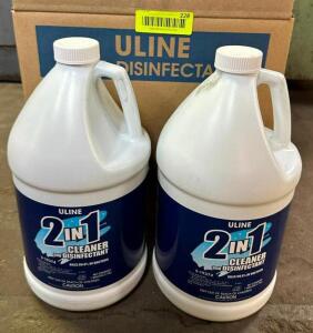 (2) GALLON JUGS OF CLEANER/DISINFECTANT