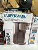 DESCRIPTION: BLACK STAINLESS STEEL SINGLE SERVE COFFEE MAKER BRAND/MODEL: FARBERWARE RETAIL$: $52.95 LOCATION: WAREHOUSE QTY: 1 - 2