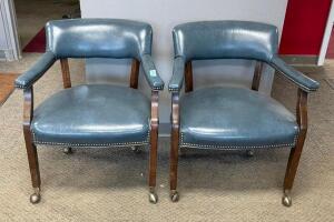 (2) OFFICE LOUNGE CHAIRS